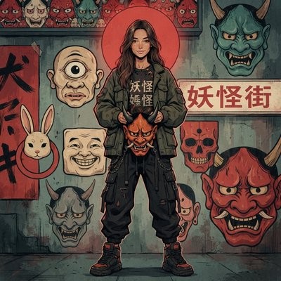 妖怪街头风格肖像